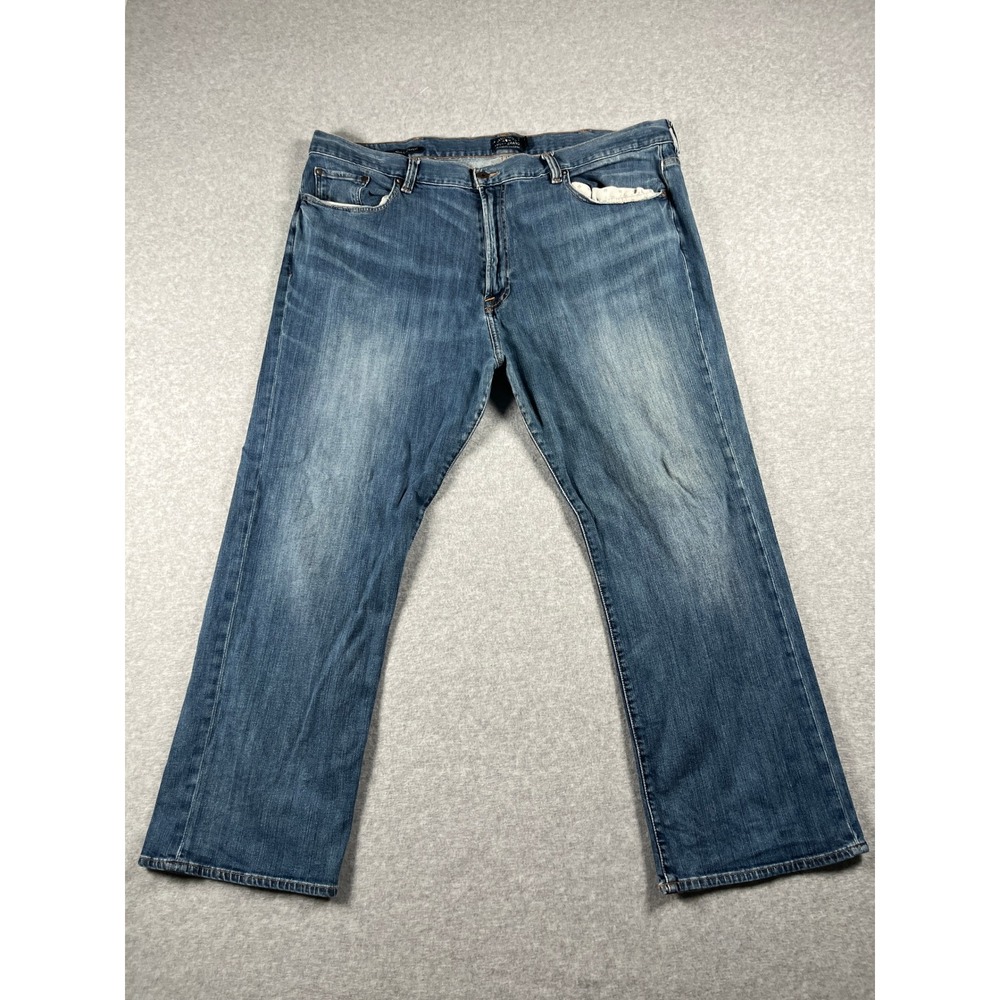 Lucky Brand 181 Relaxed Straight Jeans Mens 44x30 Blue 181 Medium Wash Denim